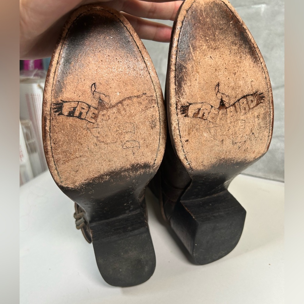 Freebird by Steven pikes wrap strap leather buckle boots - Picture 7 of 12